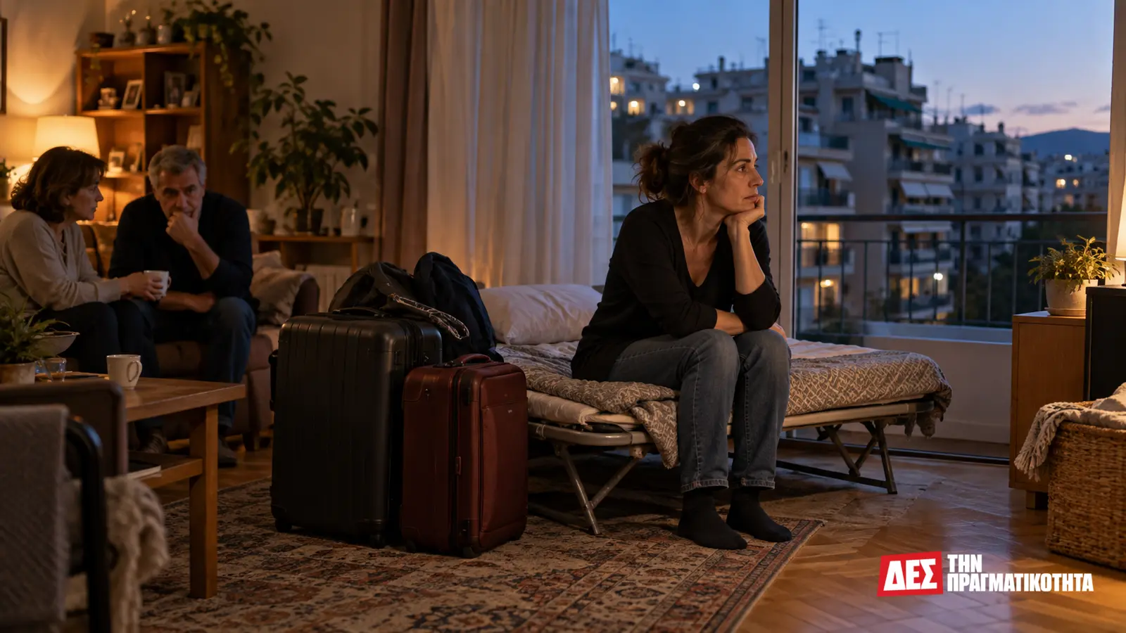 Αστεγία στην Ελλάδα 2026: η χώρα μετρά τις δομές αλλά όχι όλους τους ανθρώπους · κλειστή πόρτα σπιτιού και βαλίτσα σε συμβολική αναπαράσταση · Δες την Πραγματικότητα Αστεγία στην Ελλάδα 2026: η χώρα μετρά τις δομές αλλά όχι όλους τους ανθρώπους · κλειστή πόρτα σπιτιού και βαλίτσα σε συμβολική αναπαράσταση · Δες την Πραγματικότητα