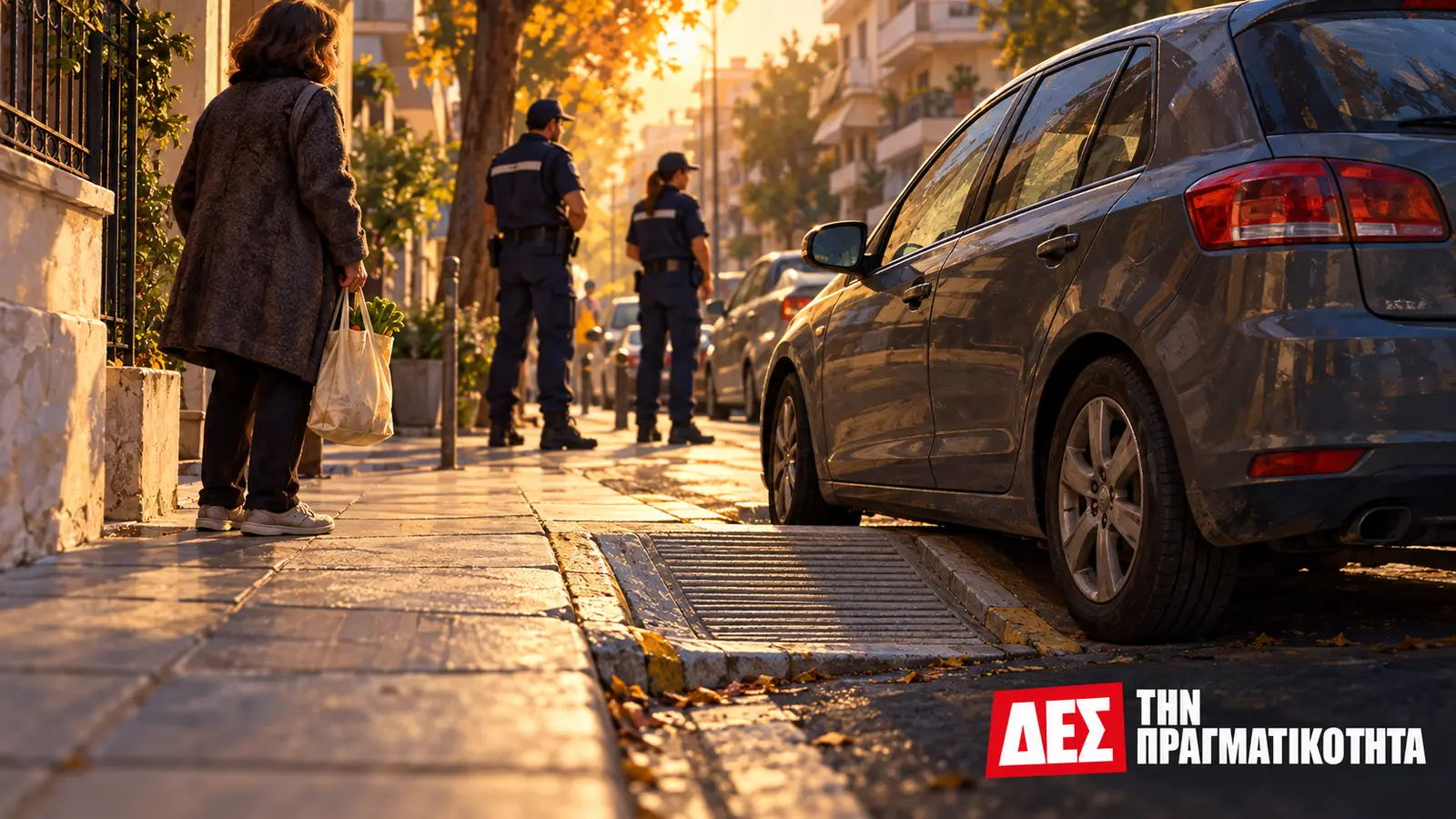 Δημοτική Αστυνομία: νέοι έλεγχοι, συγκεκριμένα όρια και η ευθύνη του δήμου · εικαστική αναπαράσταση εμποδίου σε ράμπα και δημοτικών αστυνομικών, όχι φωτογραφία · Δες την Πραγματικότητα Δημοτική Αστυνομία: νέοι έλεγχοι, συγκεκριμένα όρια και η ευθύνη του δήμου · εικαστική αναπαράσταση εμποδίου σε ράμπα και δημοτικών αστυνομικών, όχι φωτογραφία · Δες την Πραγματικότητα