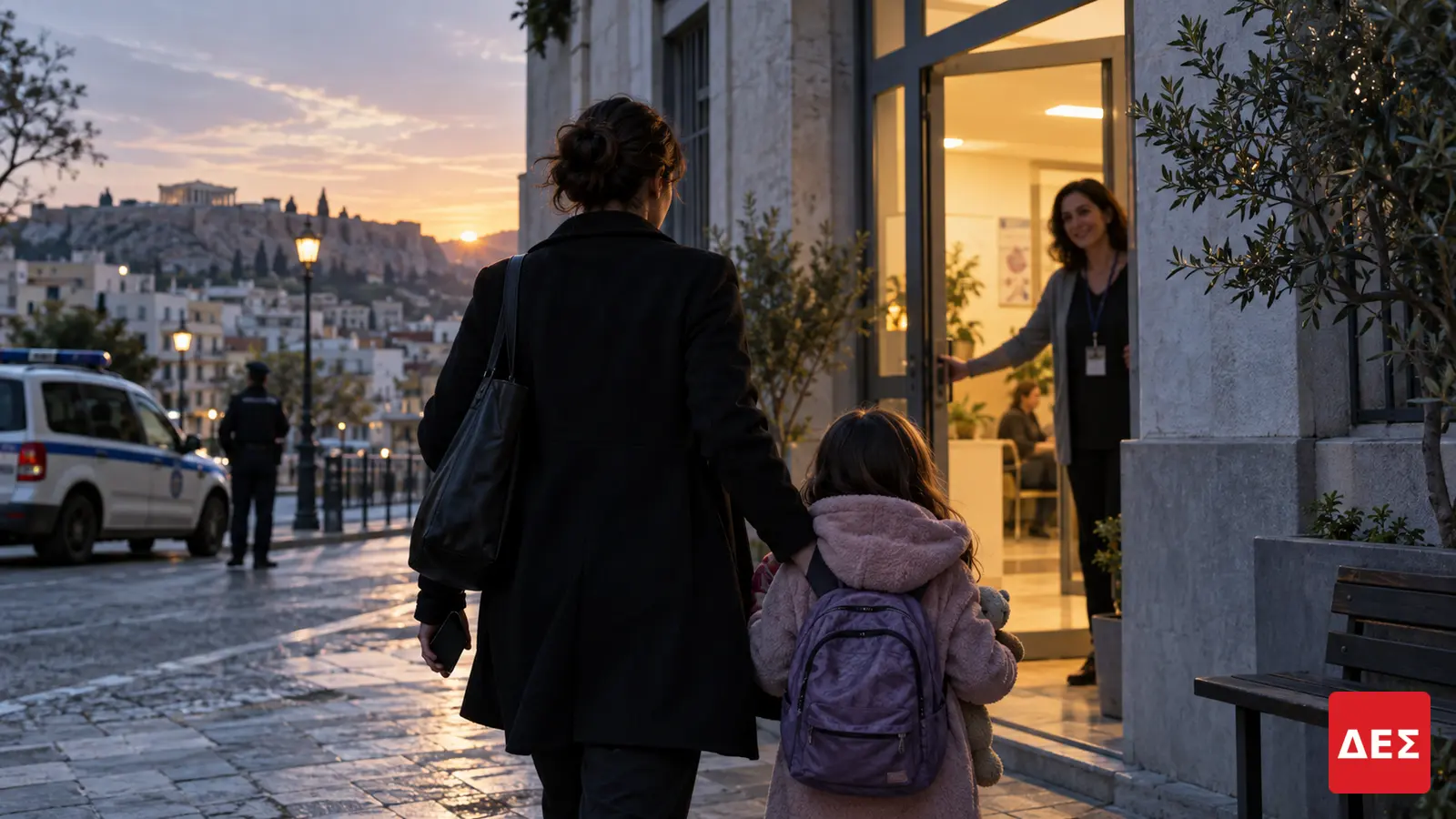 Ενδοοικογενειακή βία στην Ελλάδα: 100 έως 120 καταγγελίες την ημέρα και η σιωπή πίσω από την πόρτα · μητέρα και παιδί φτάνουν σε ασφαλή δομή μετά την καταγγελία · Δες την Πραγματικότητα Ενδοοικογενειακή βία στην Ελλάδα: 100 έως 120 καταγγελίες την ημέρα και η σιωπή πίσω από την πόρτα · μητέρα και παιδί φτάνουν σε ασφαλή δομή μετά την καταγγελία · Δες την Πραγματικότητα