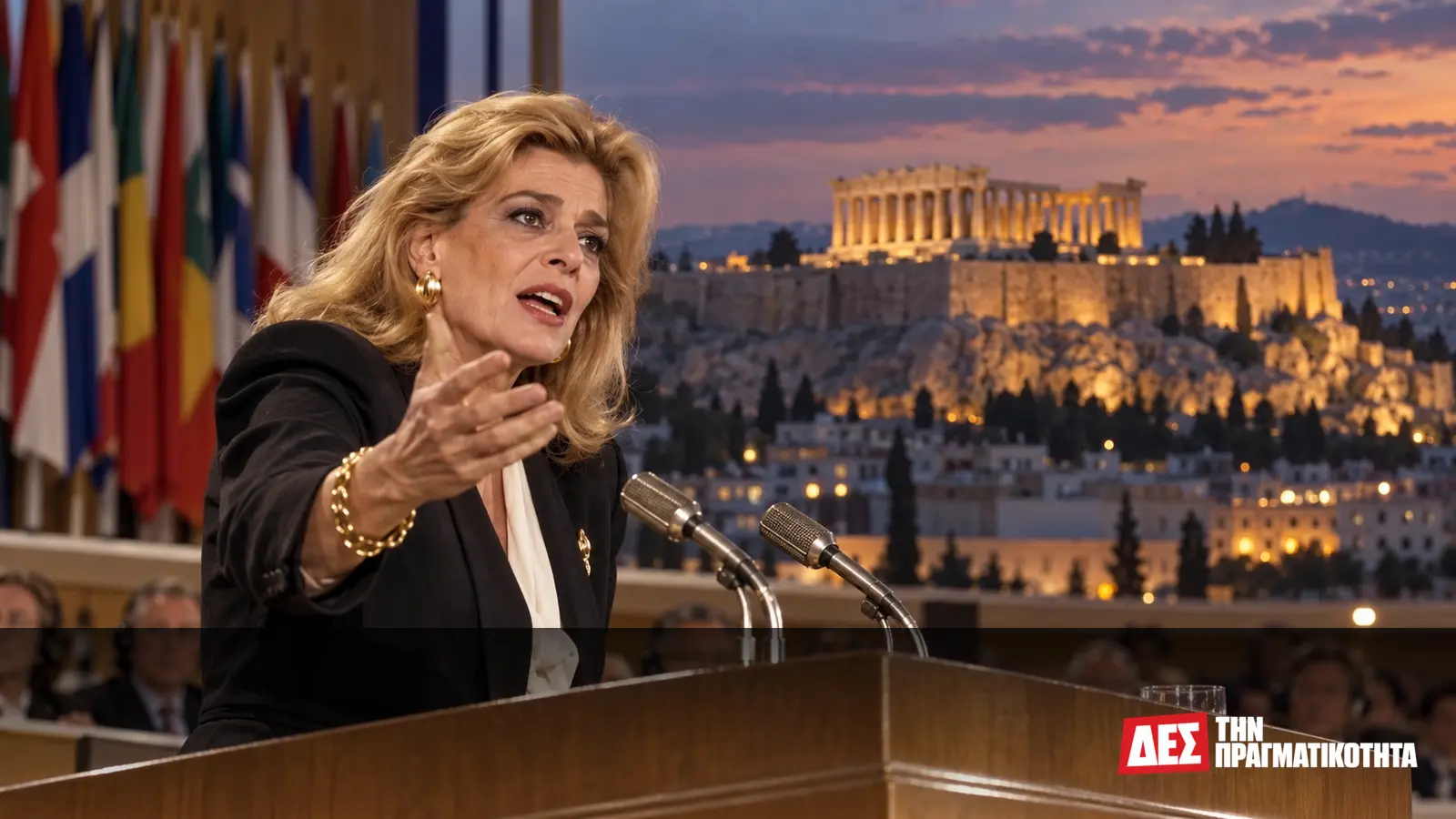 Μελίνα Μερκούρη: από τη «Στέλλα» στην εξορία και στη μάχη για τα Γλυπτά του Παρθενώνα · Εικόνα στην ενότητα «Από ένα πολιτικό σπίτι στη σκηνή: η · Δες την Πραγματικότητα Μελίνα Μερκούρη: από τη «Στέλλα» στην εξορία και στη μάχη για τα Γλυπτά του Παρθενώνα · Εικόνα στην ενότητα «Από ένα πολιτικό σπίτι στη σκηνή: η · Δες την Πραγματικότητα