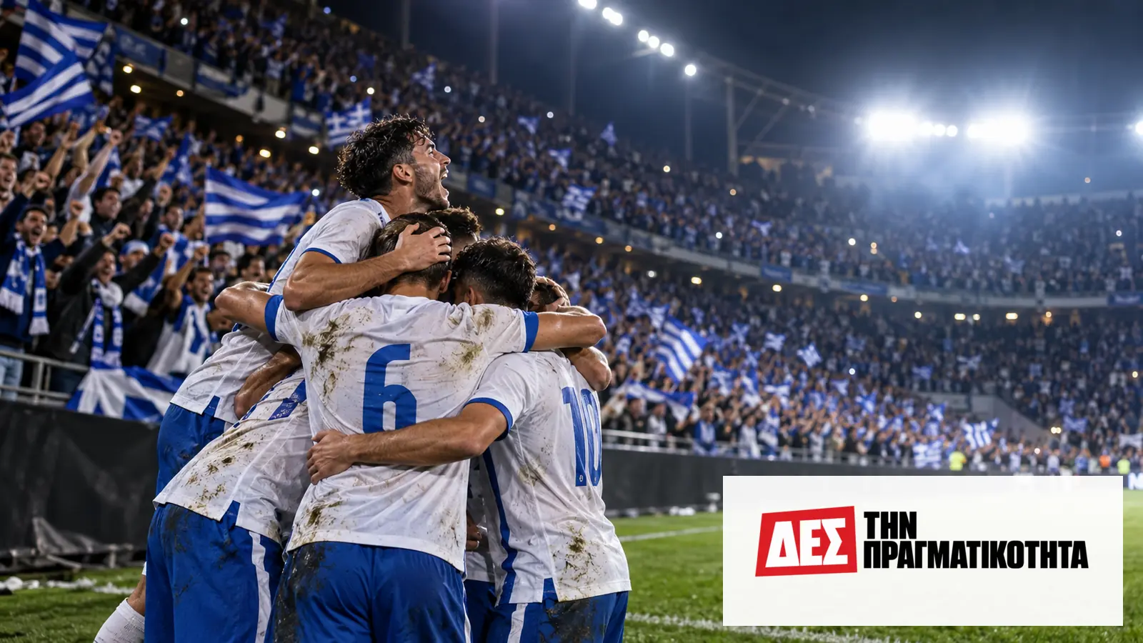 Σερβία Ελλάδα 1-2: η ιστορική ανατροπή, οι σκόρερ και το επόμενο μεγάλο τεστ · Ποδοσφαιριστές με λευκές φανέλες αγκαλιάζονται σε γήπεδο μπροστά σε εξέδρα · Δες την Πραγματικότητα Σερβία Ελλάδα 1-2: η ιστορική ανατροπή, οι σκόρερ και το επόμενο μεγάλο τεστ · Ποδοσφαιριστές με λευκές φανέλες αγκαλιάζονται σε γήπεδο μπροστά σε εξέδρα · Δες την Πραγματικότητα