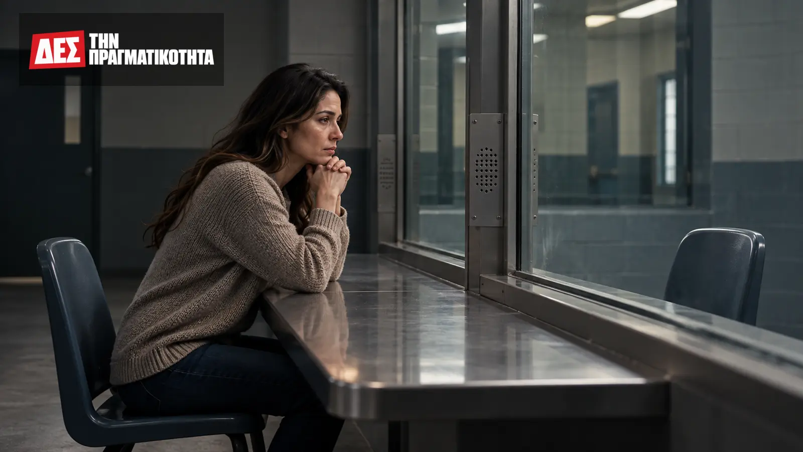 Υπερπληθυσμός στις ελληνικές φυλακές: η καταδίκη για τον Αυλώνα και οι απαντήσεις που λείπουν · Επισκεπτήριο φυλακής, εικαστική αναπαράσταση · Δες την Πραγματικότητα Υπερπληθυσμός στις ελληνικές φυλακές: η καταδίκη για τον Αυλώνα και οι απαντήσεις που λείπουν · Επισκεπτήριο φυλακής, εικαστική αναπαράσταση · Δες την Πραγματικότητα